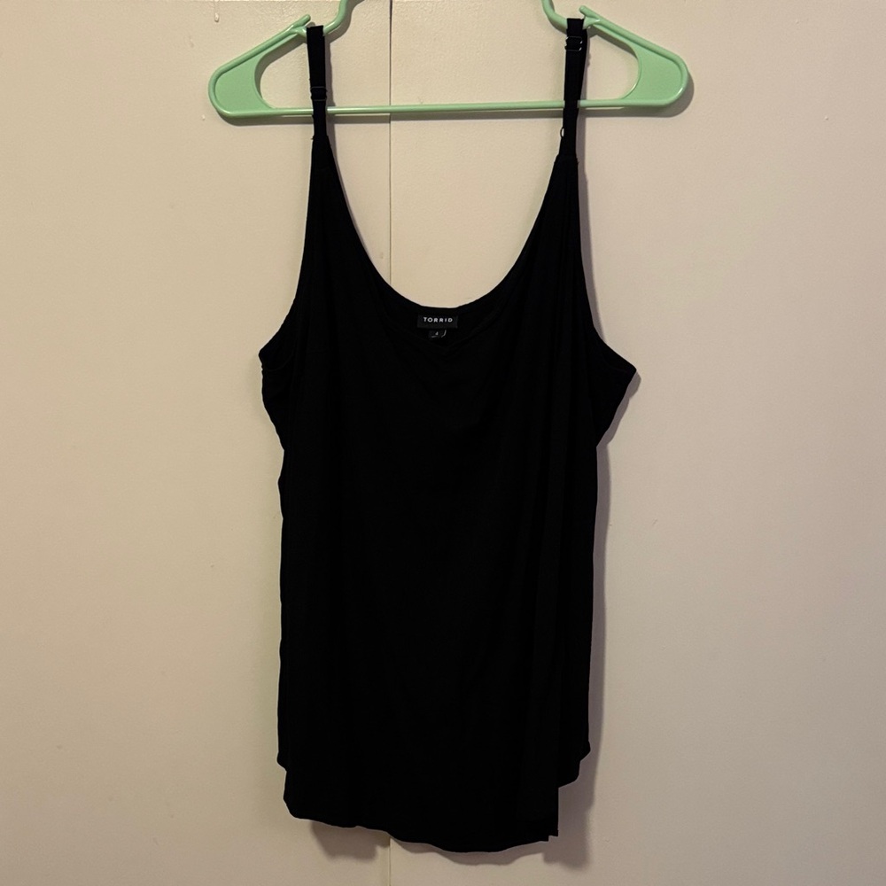 Torrid Sleek Black Tank Top